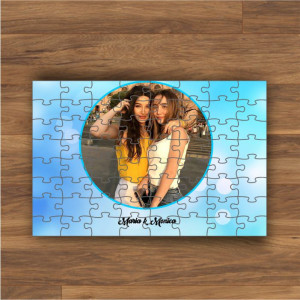 Puzzle personalizat cu o poză și text M3
