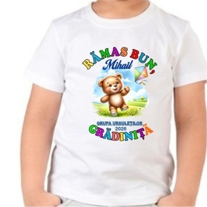 Tricou personalizat pentru copii -Grupa ursuleților-