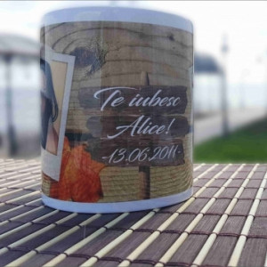 Cana personalizata cu 2 poze M3 - Img 2
