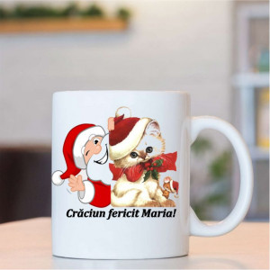 Cană personalizată cu mesaj -Crăciun -M3- - Img 1