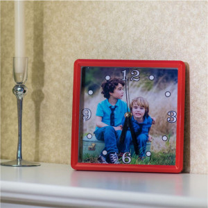 Ceas personalizat patrat