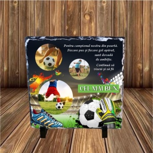 Piatra ardezie personalizata -Fotbal-