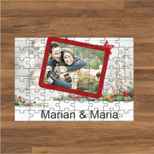 Puzzle personalizat cu o poza si text MC