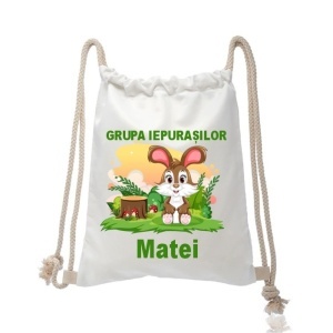 Rucsac personalizat Grupa iepurașilor