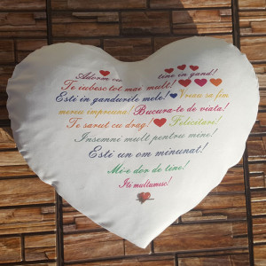 Perna personalizata fata-verso cu 3 poze