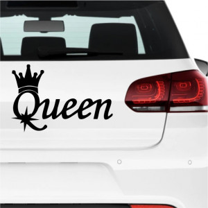 Sticker auto -Queen-
