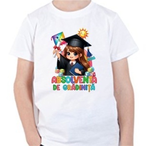 Tricou personalizat pentru copii - grădiniță fetiță-