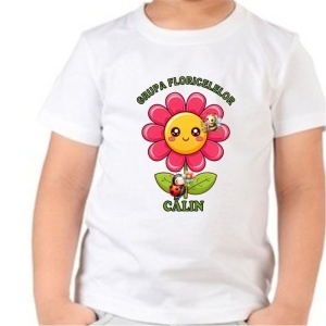Tricou personalizat pentru copii -Grupa floricelelor-