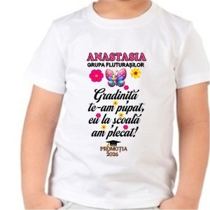 Tricou personalizat pentru copii -Tricou gradiniță fl.-