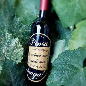 Vin personalizat pensie lungă
