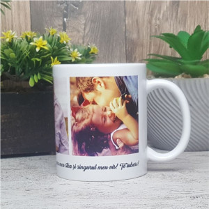 Cana personalizata cu 3 poze si text M5 - Img 2