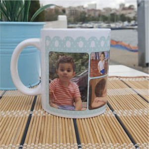 Cana personalizata cu 7 poze - Img 1