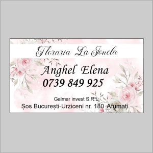 Cărți de vizită -Florărie 2-