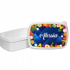 Lunch Box personalizat cu text Q - Img 1