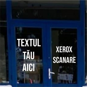 Autocolant geam personalizat