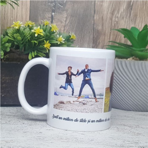 Cana personalizata cu 3 poze si text M5 - Img 3