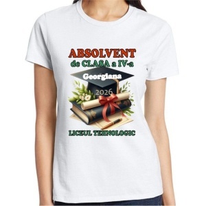 Tricou personalizat pentru copii -Absolvent de clasa a IV-a