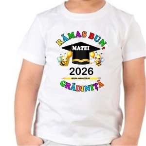 Tricou personalizat pentru copii -Gradiniță-