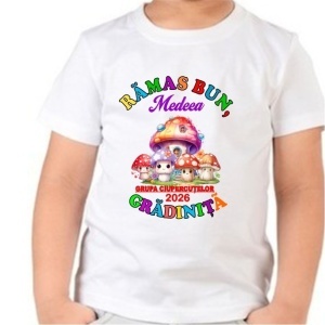Tricou personalizat pentru copii -Grupa ciupercuțelor-