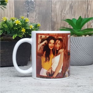 Cana personalizata cu 2 poze si text -Paște- - Img 1