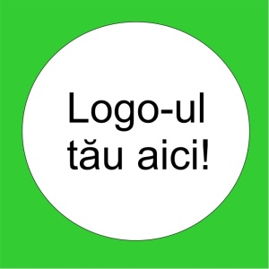 Etichetă adezivă personalizata cu logo