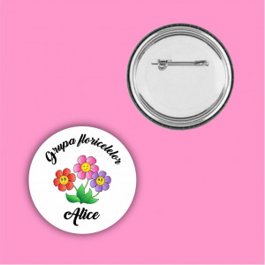 Insignă personalizată -Floricica-