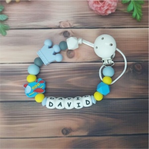 Lănțișor pentru suzetă personalizat model 6