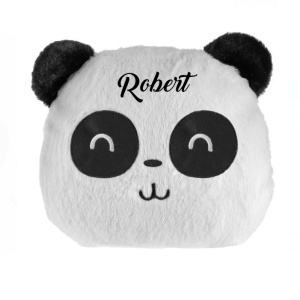 Perna decorativă -Cap panda-