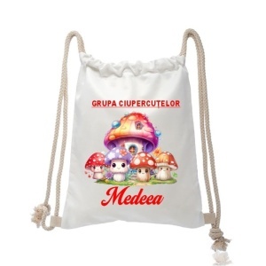 Rucsac personalizat Grupa ciupercuțelor
