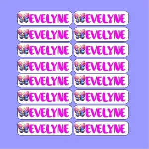 Set 60 de etichetete termoadezive pentru haine 3--
