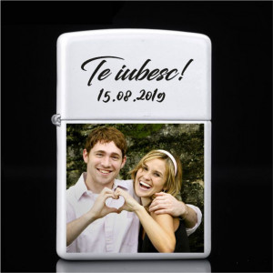 Bricheta personalizata cu poza si text