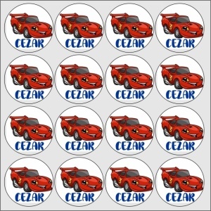Eticheta autoadeziva pentru bidon/sticla de apa (24 buc/set) 6
