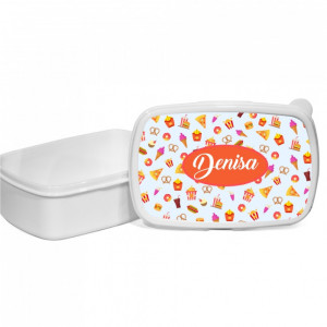 Lunch Box personalizat cu text H - Img 1
