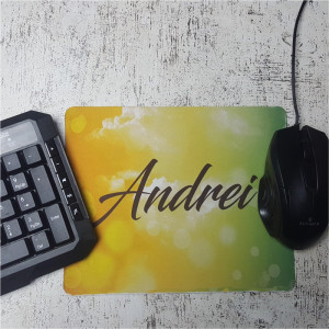 Mouse pad personalizat cu nume