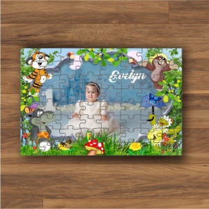 Puzzle personalizat cu poza si text