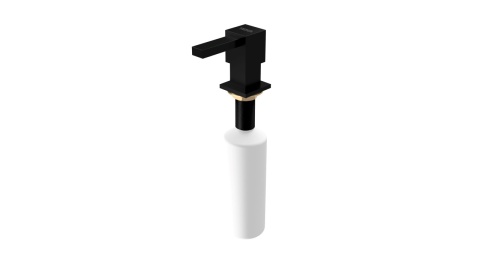 DOZATOR DETERGENT SQUARE BLACK
