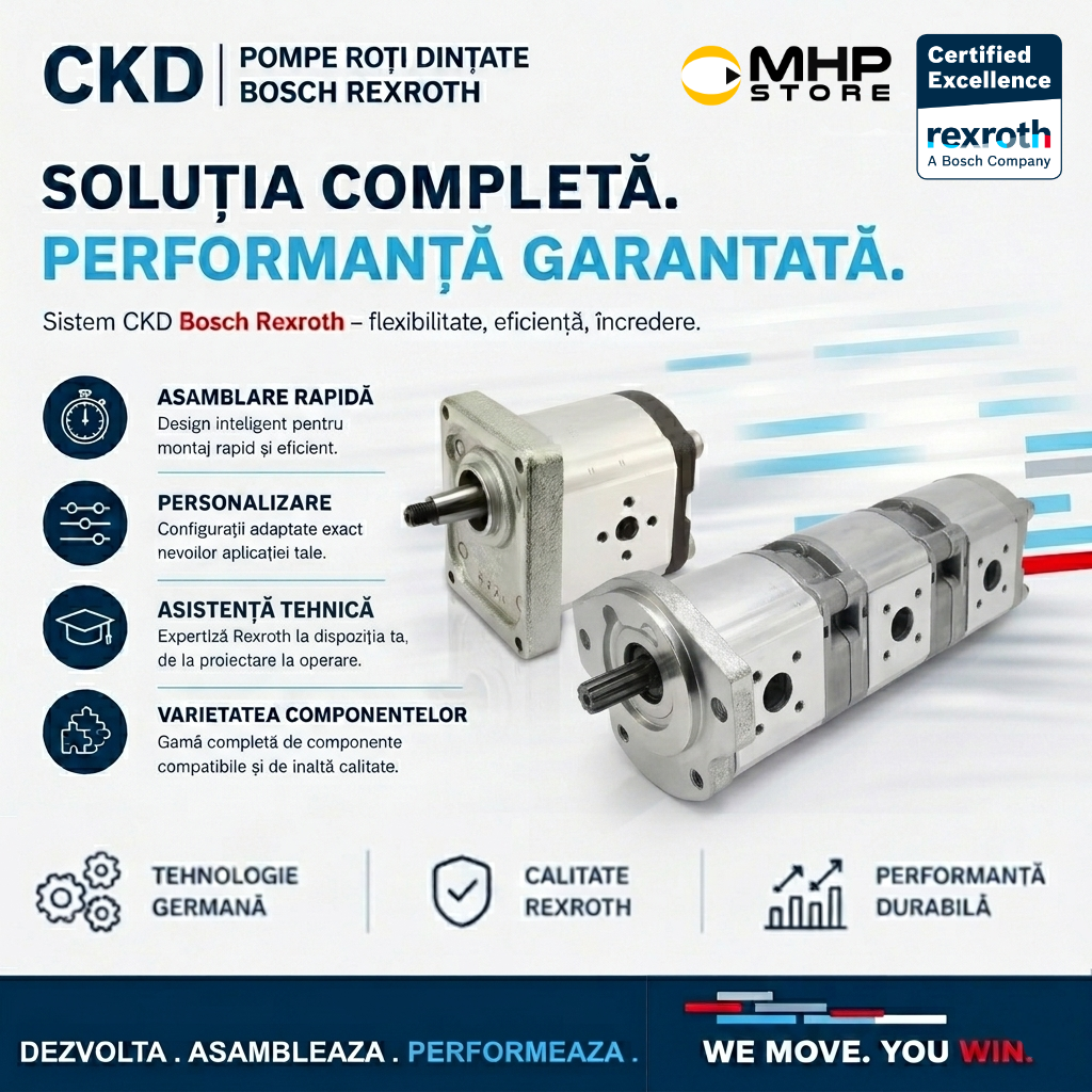 Sistemul CKD pompe roti dintate Bosch/Rexroth