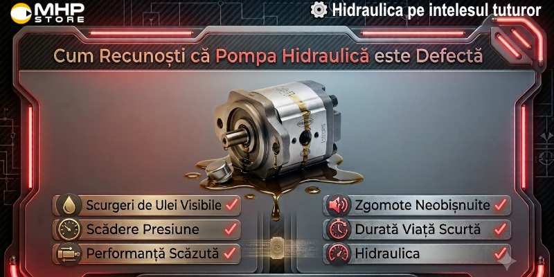 Cum Recunoști că Pompa Hidraulică este Defectă — 7 Semne pe care Nu Trebuie să le Ignori