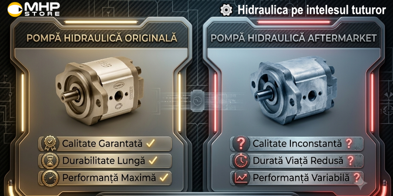 Pompă Hidraulică Originală vs Aftermarket