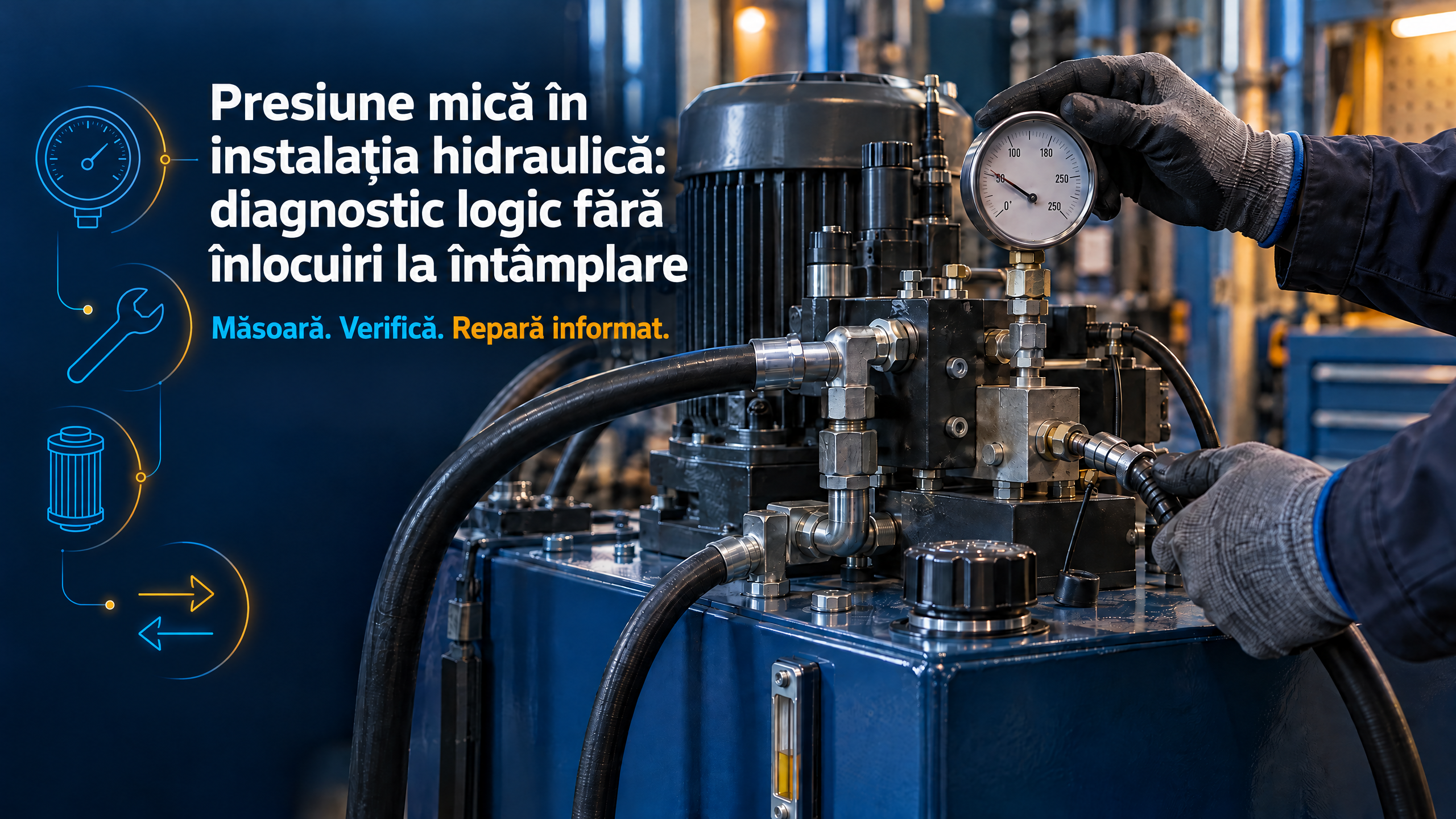 Presiune mică în instalația hidraulică: diagnostic tehnic fără înlocuiri la întâmplare