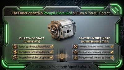 Cât Funcționează o Pompă Hidraulică și Cum o Întreții Corect
