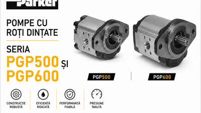 Pompe cu Roți Dințate Parker Seria PGP500 și PGP600