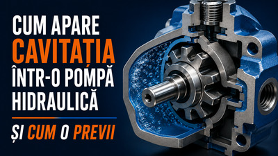 Cum apare cavitația într-o pompă hidraulică și cum o previi