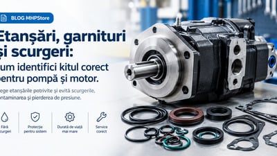 Etanșări, garnituri și scurgeri: cum identifici kitul corect pentru pompă și motor