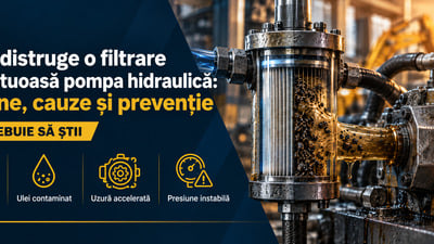 Cum distruge o filtrare defectuoasă pompa hidraulică: Semne, cauze și prevenție