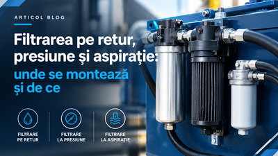 Filtrarea pe retur, presiune și aspirație: unde se montează și de ce?