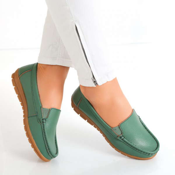 Дамски ежедневни обувки Green Natural Leather Comoi