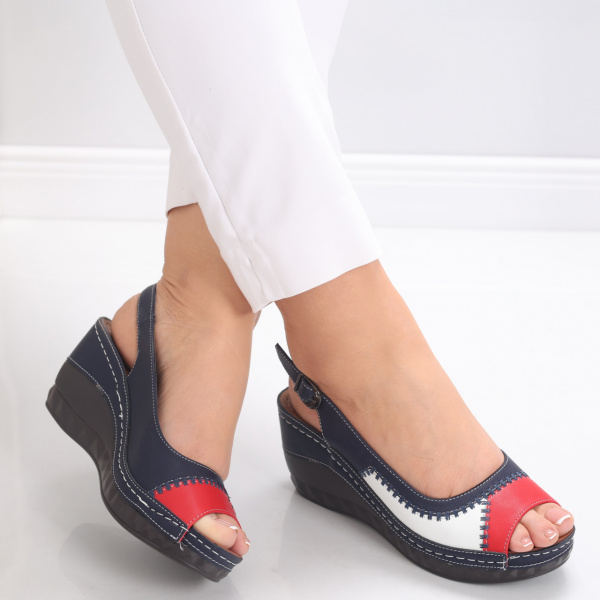 Mohia Дамски сандали с платформа от екологична кожа