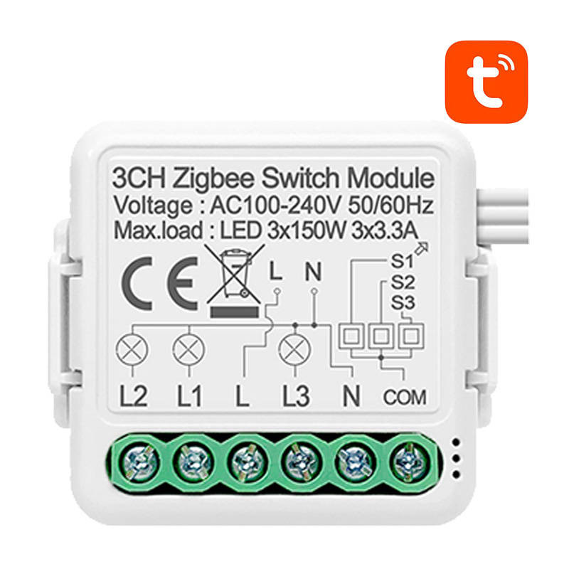 Modul Smart Switch Zigbee Avatto N Zwsm Tuya