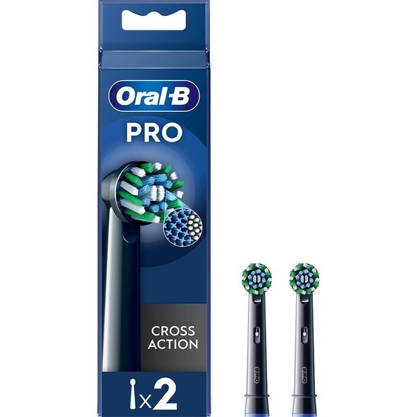 Rezerve periuta de dinti electrica ORAL-B Pro Cross Action Negru, 2buc